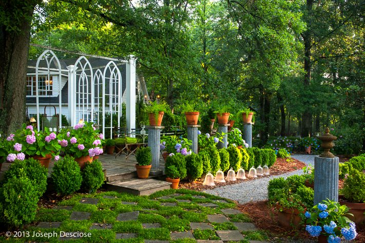 Garden with outdoor living space, Georgia