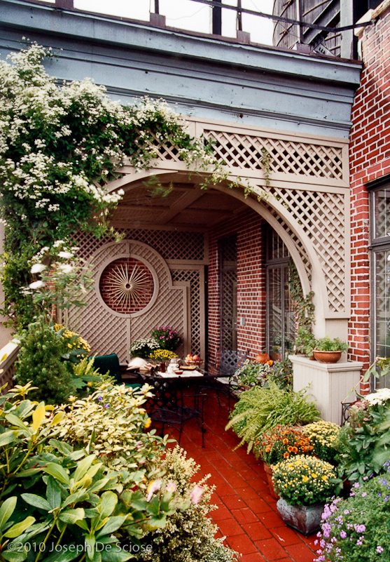 New York City Penthouse terrace garden
